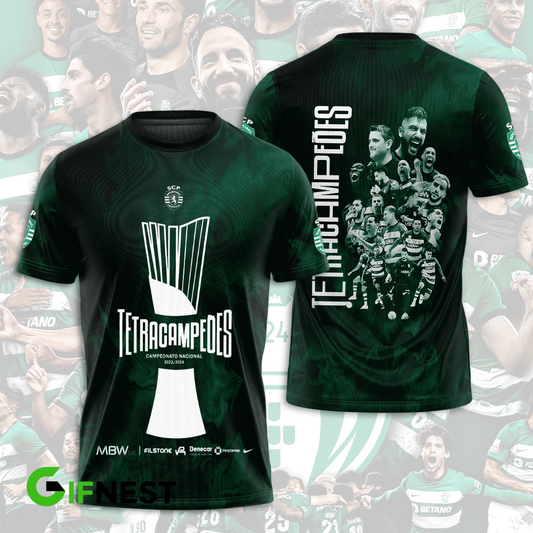 Sporting CP Primeira Liga 2025 T-Shirt TM NTA V11