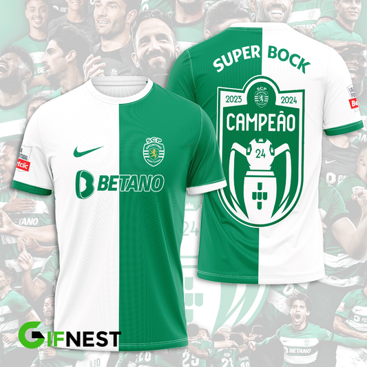 Sporting CP Primeira Liga 2025 T-Shirt TM NTA V14