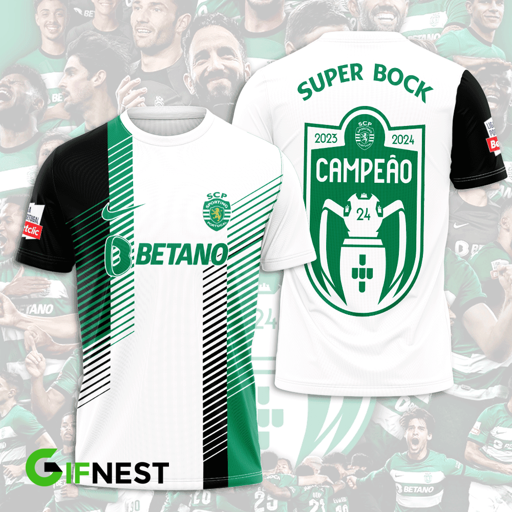 Sporting CP Primeira Liga 2025 T-Shirt TM NTA V17