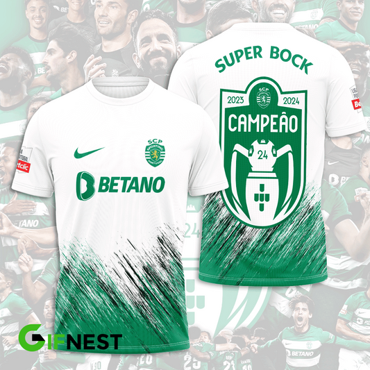 Sporting CP Primeira Liga 2025 T-Shirt TM NTA V18