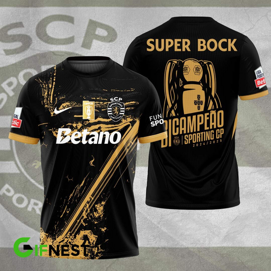 Sporting CP Primeira Liga 2025 T-Shirt TM NTA V2