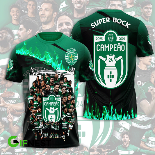 Sporting CP Primeira Liga 2025 T-Shirt TM NTA V4