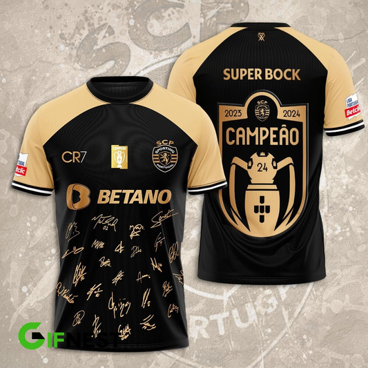Sporting CP Primeira Liga 2025 T-Shirt TM NTA V7