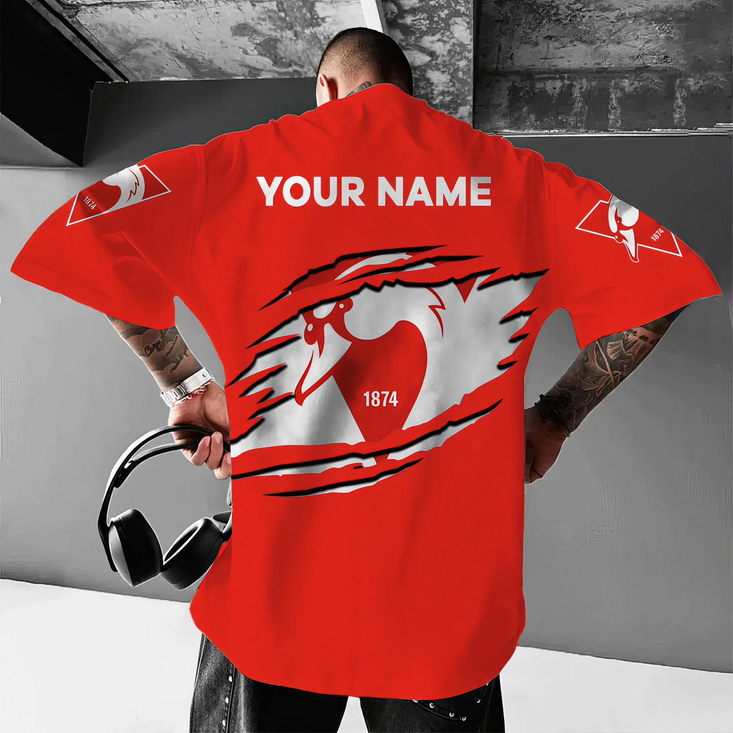 SS AFL Personalized AOP T Shirt For Fan