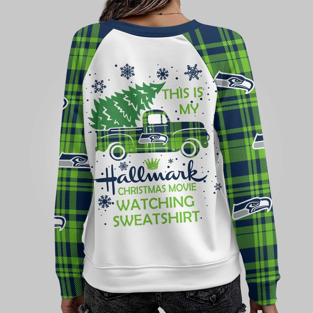 SS Premium NFL Cozy Round Neck Raglan Sleeve Sweatshirt DDT CTND