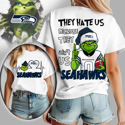 SS Premium NFL They Hate Us Woman Shirt DDT CTND
