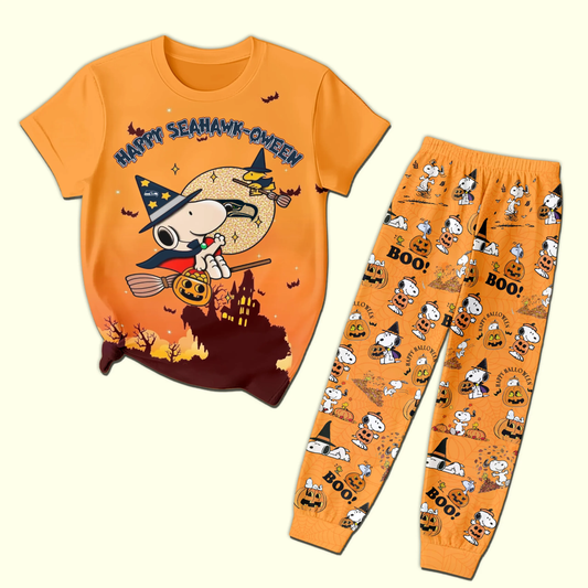 SS x NFL Mistmerch SNP Happy Halloween Pajama Set DDT CTND