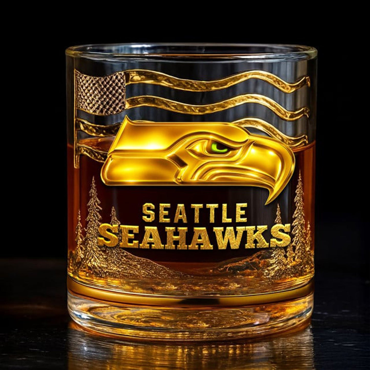 SS x NFL PRENIUM WHISKEY GLASS NDT NHM V2