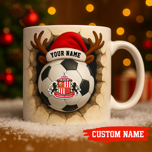 SUN X Premium EPL Christmas Football Ceramic Mug V1 NAK NHT