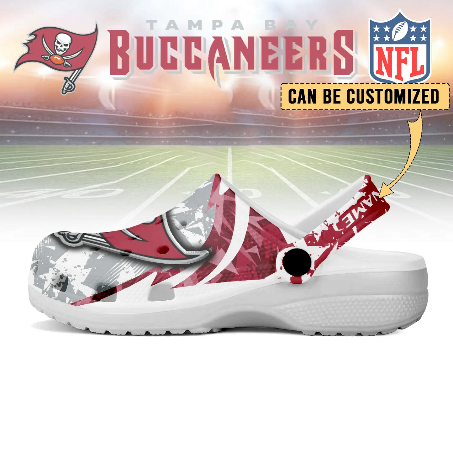 TB  x NFL Crocs Crocband Clogs Shoes DatND DVT