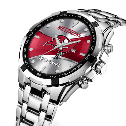 TB x NFL Alloy Men Quartz Watch - Custom Name DATND TANTD