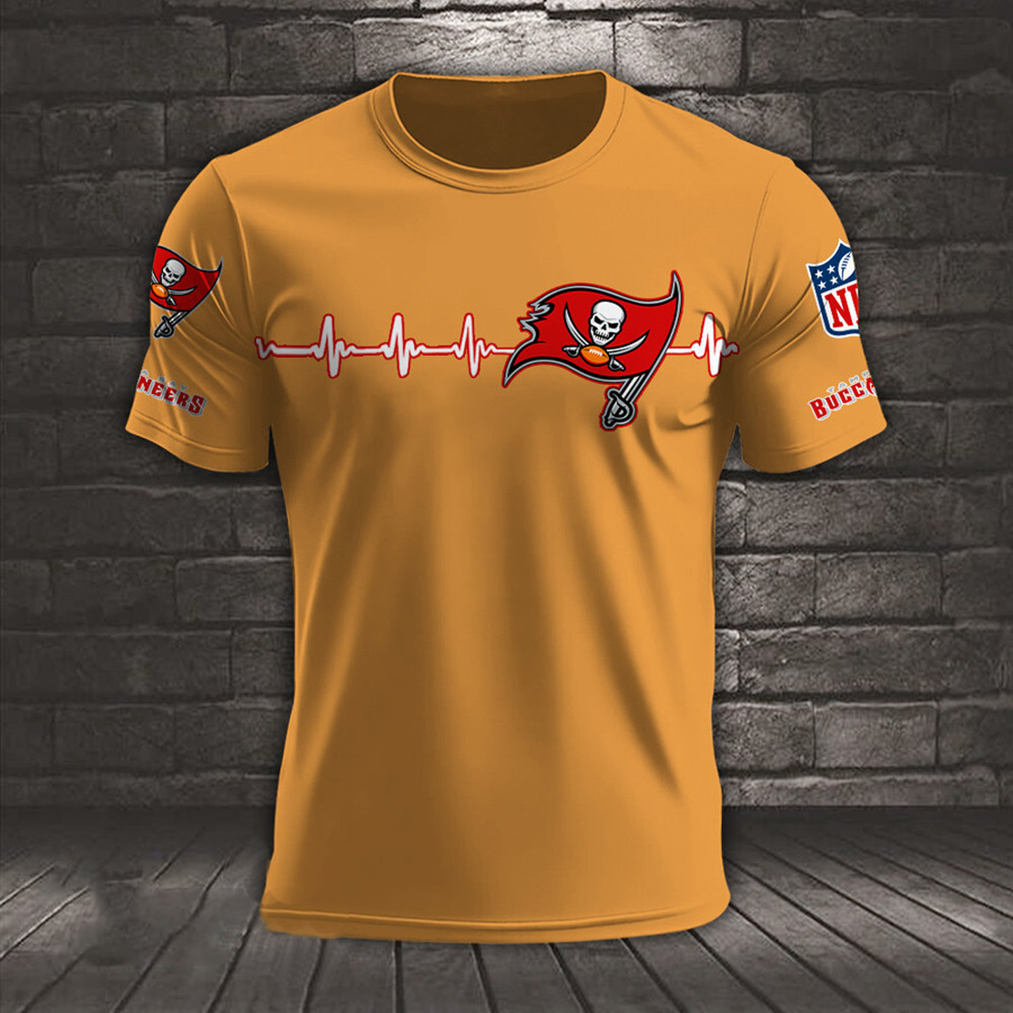 TB x NFL Heart Rate Map Special 3D Shirt DatND ThuongNH