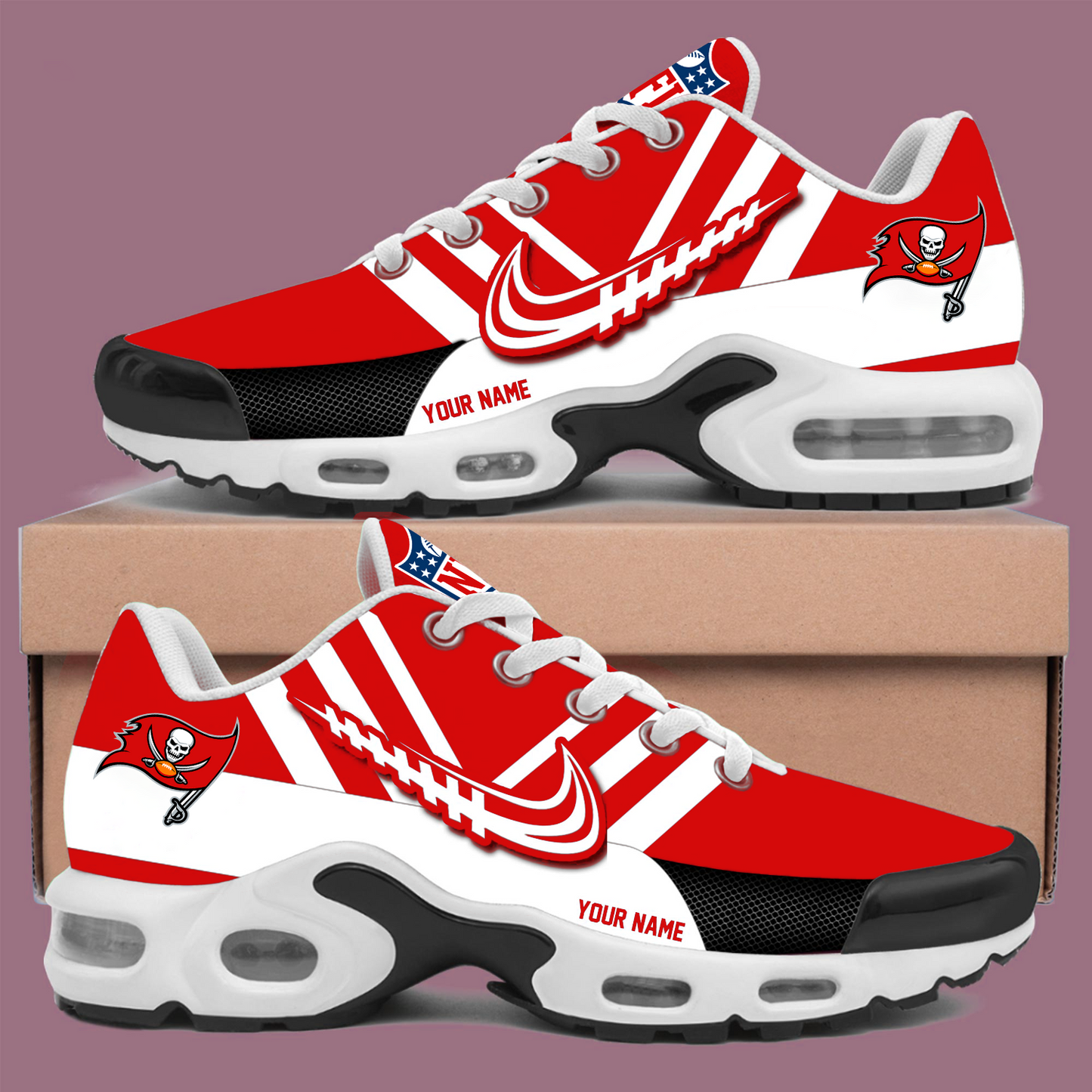 TB x NFL Personalized Air Max Plus Sneakers DATND TANTD