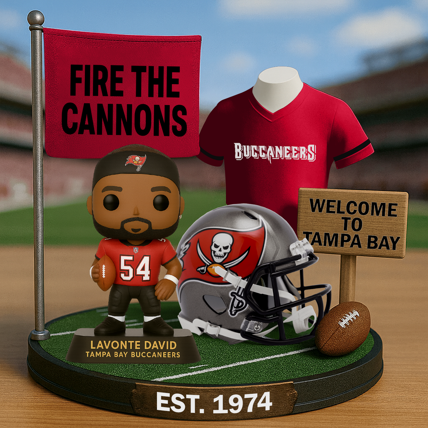 TB x NFL Premium Commemorative Figure DatND DVT