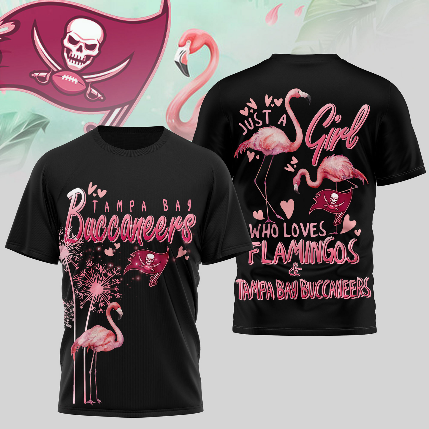 TBB Premium NFL Flamingo 3D Shirt DDT NTL