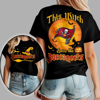 TBB Premium NFL Halloween Witch Women Shirt DDT CTND