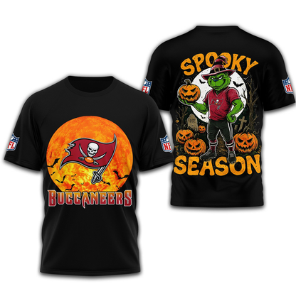 TBB Premium NFL Spooky Season 3D Shirt DDT CTND