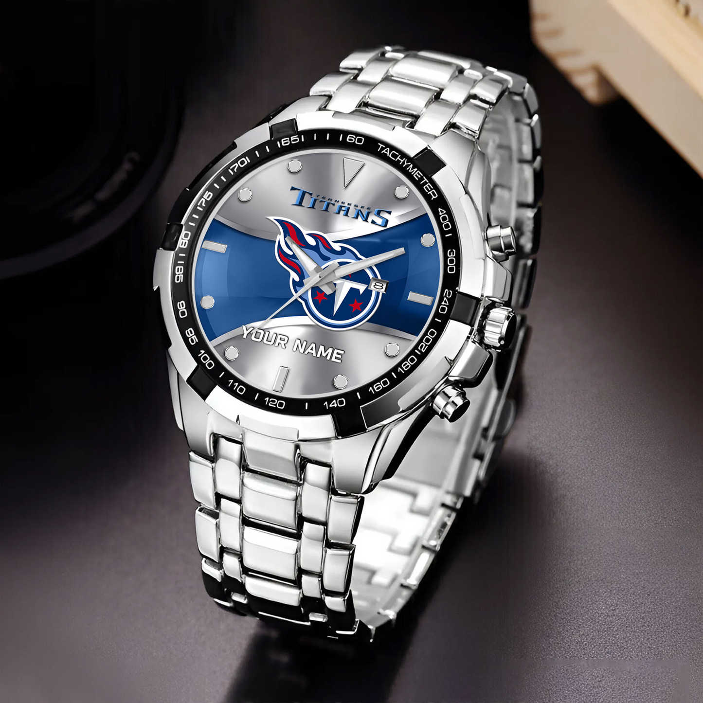 TEN x NFL Alloy Men Quartz Watch - Custom Name DATND TANTD