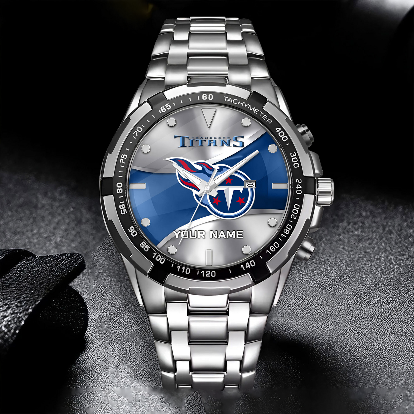 TEN x NFL Alloy Men Quartz Watch - Custom Name DATND TANTD