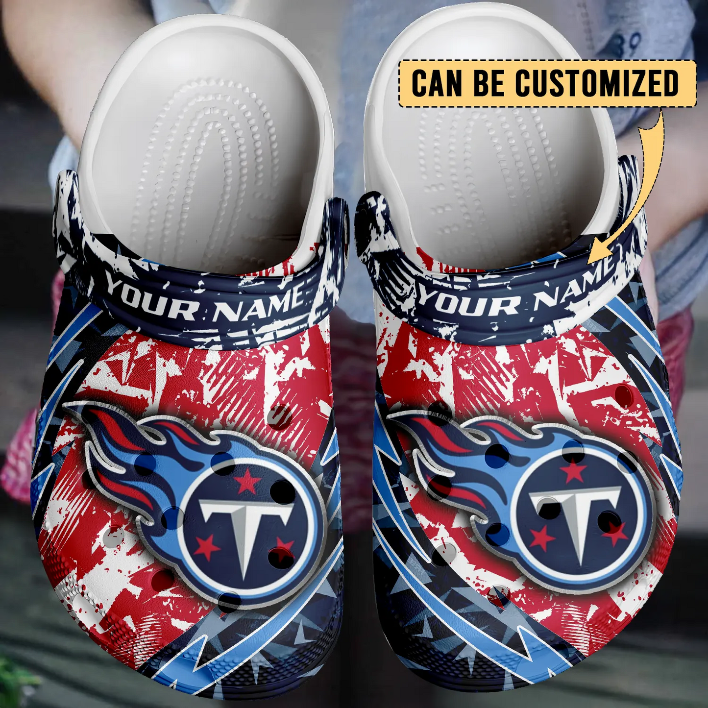 TEN x NFL Crocs Crocband Clogs Shoes DatND DVT