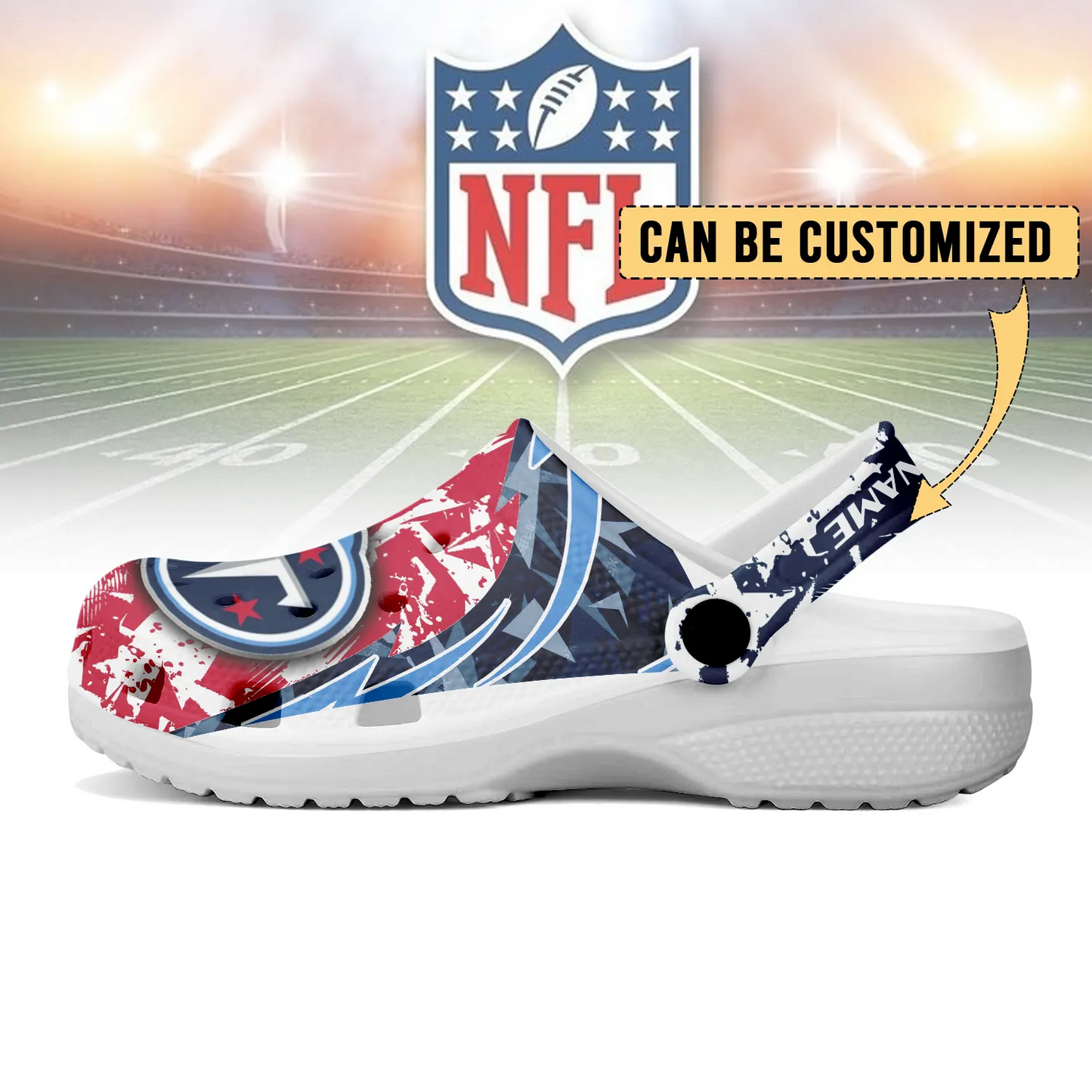 TEN x NFL Crocs Crocband Clogs Shoes DatND DVT