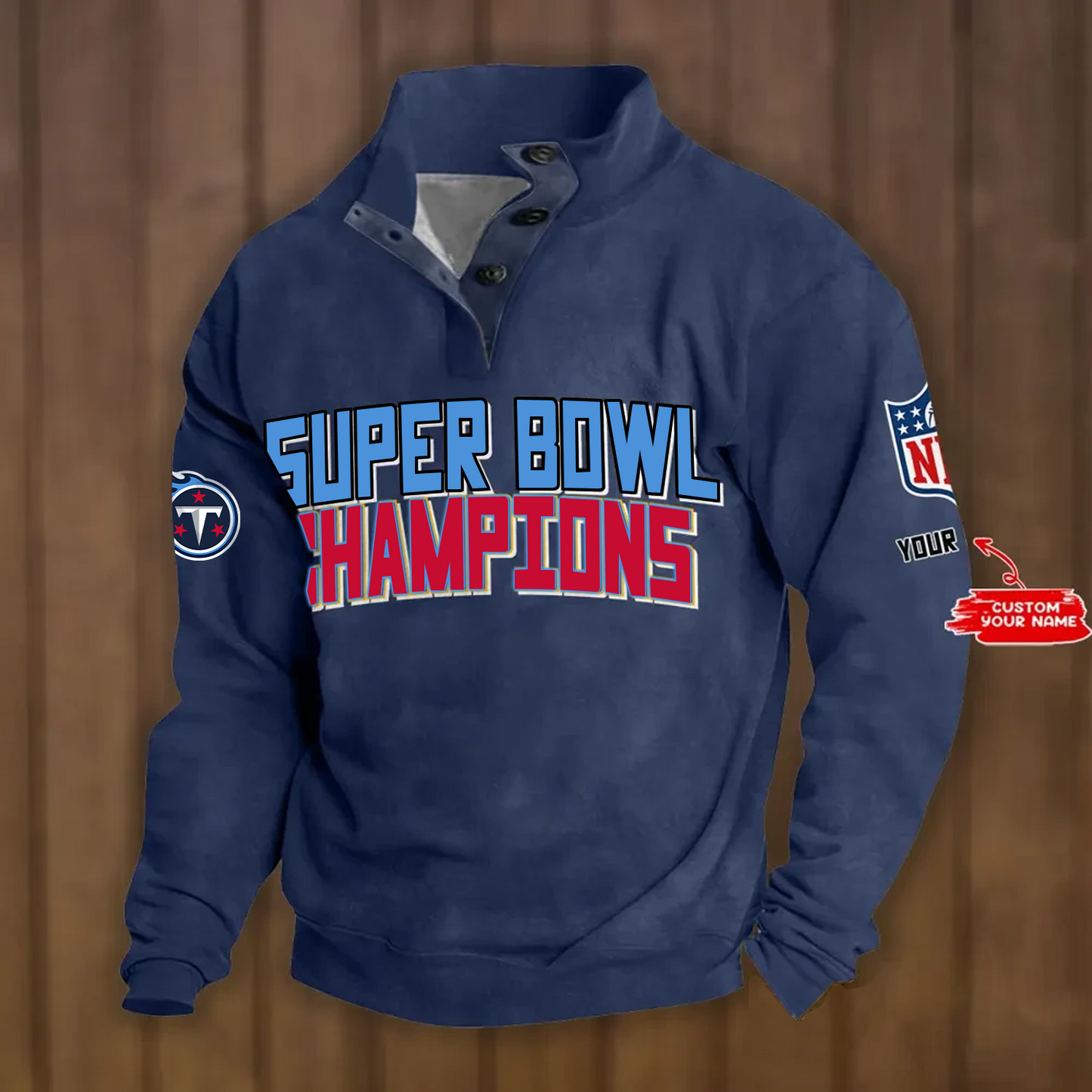 TEN x NFL Double Breasted Stand Collar Hoodies DATND TANTD