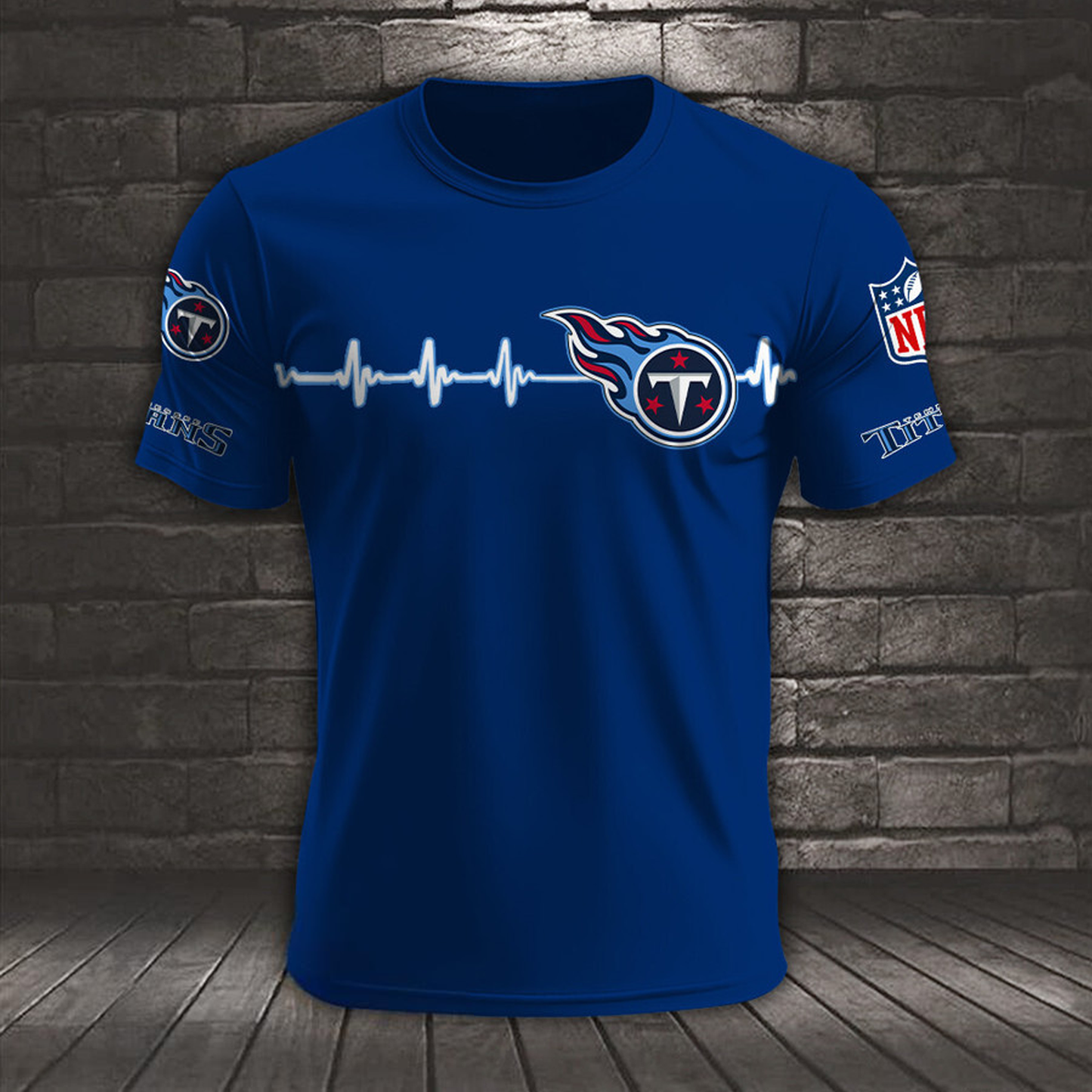 TEN x NFL Heart Rate Map Special 3D Shirt DatND ThuongNH
