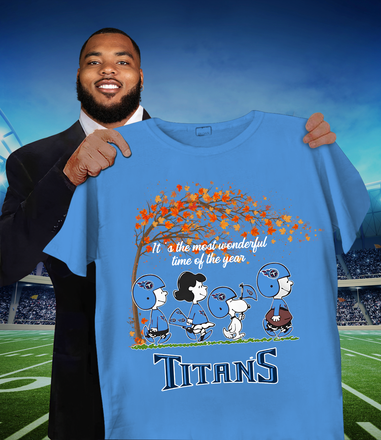 TEN x NFL It's The Most Wonderful T-Shirt DATND TANTD