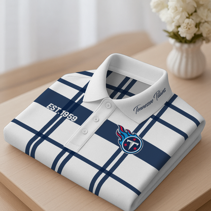 TEN X Premium NFL New Polo Long Sleeve V1 NAK NHT