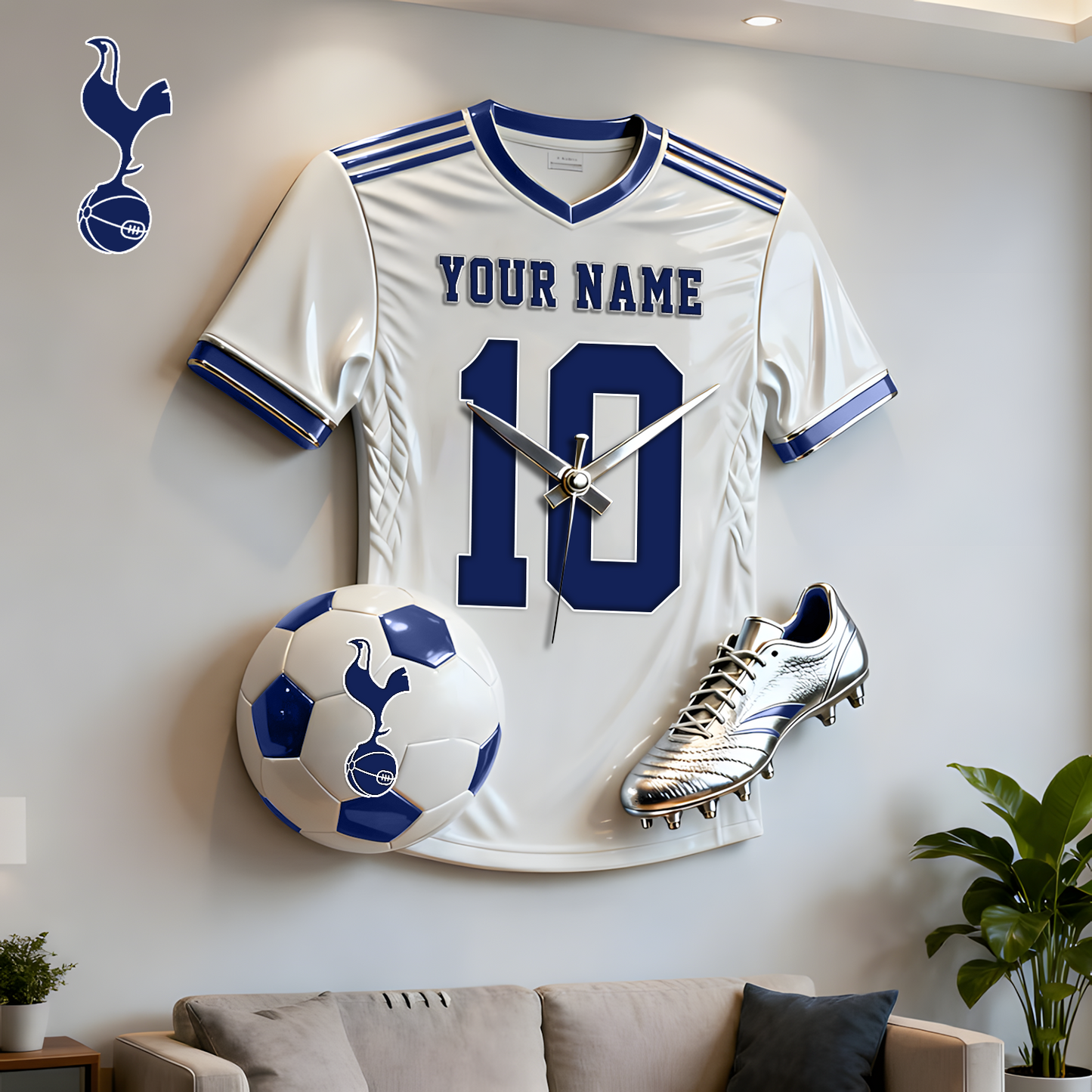 TOT X Personalized EPL football player sculpture clock V1 NAK NHT