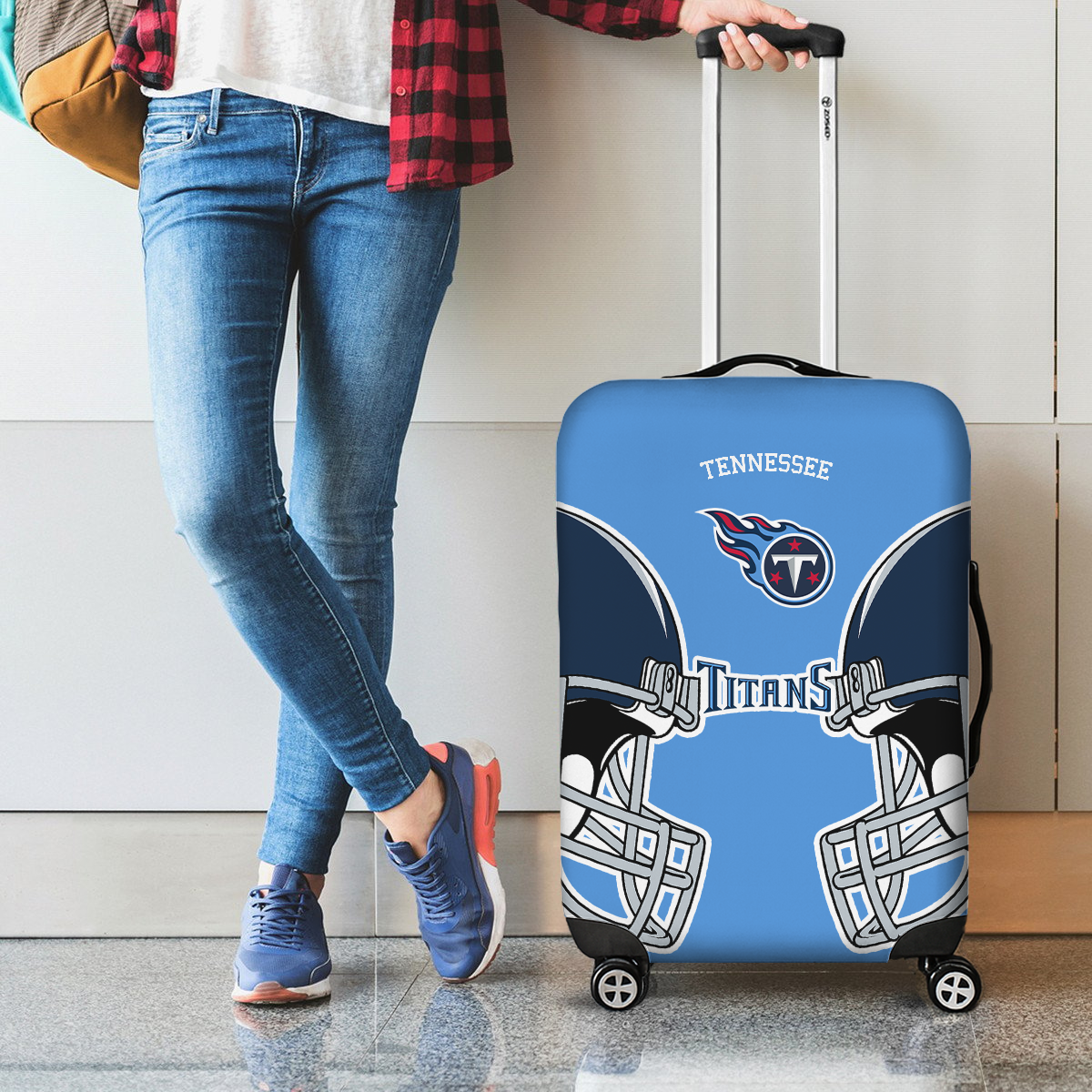 TT NFL V2 Luggage Cover Suitcase Protector DDT NTL