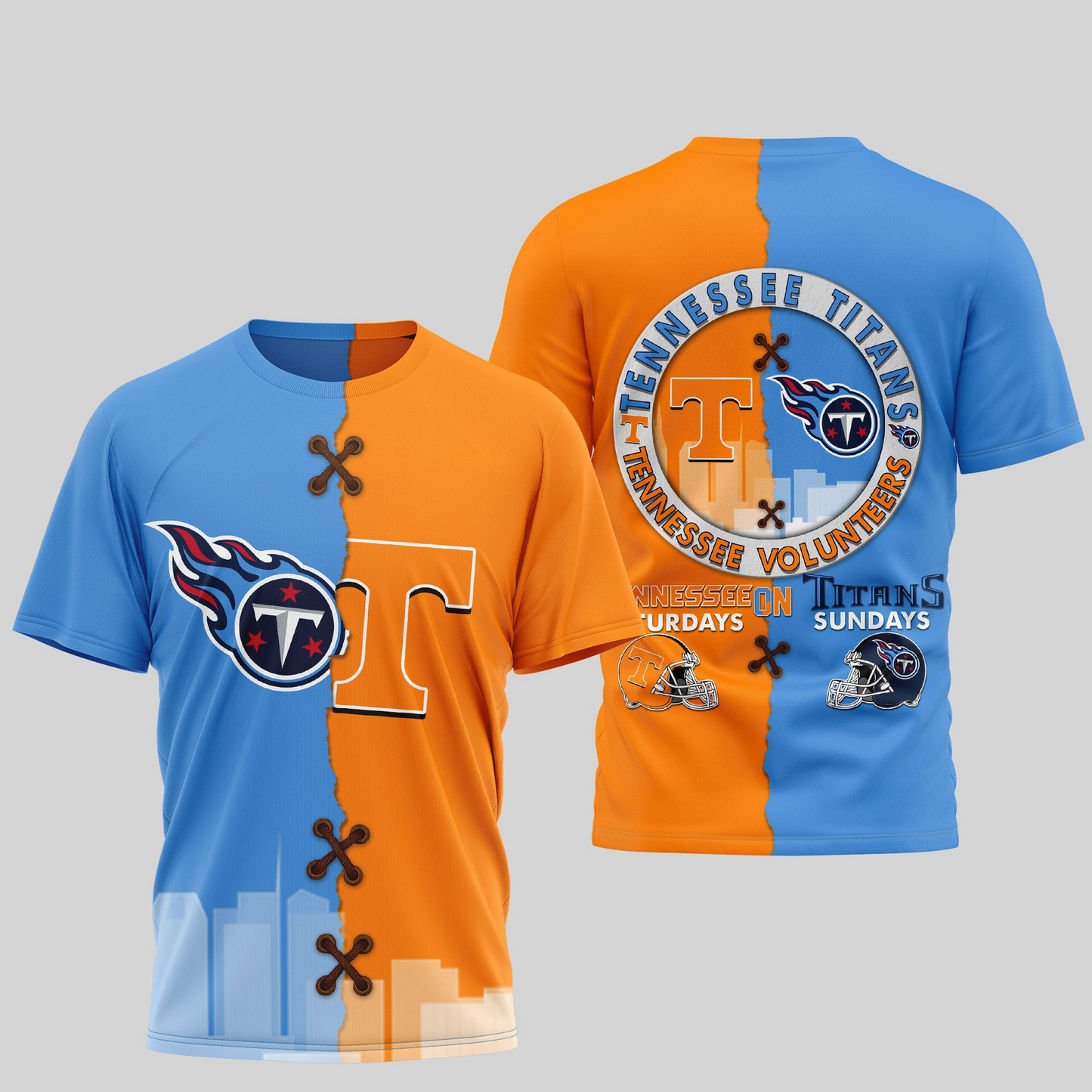TT Premium NFL x NCAA 3D T-shirt DDT NTL
