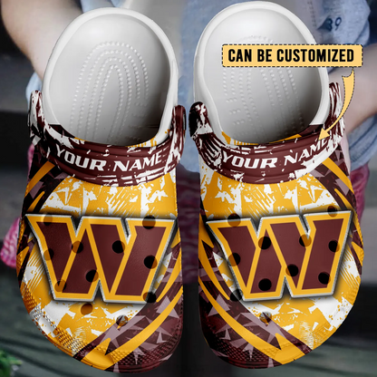 WAS  x NFL Crocs Crocband Clogs Shoes DatND DVT