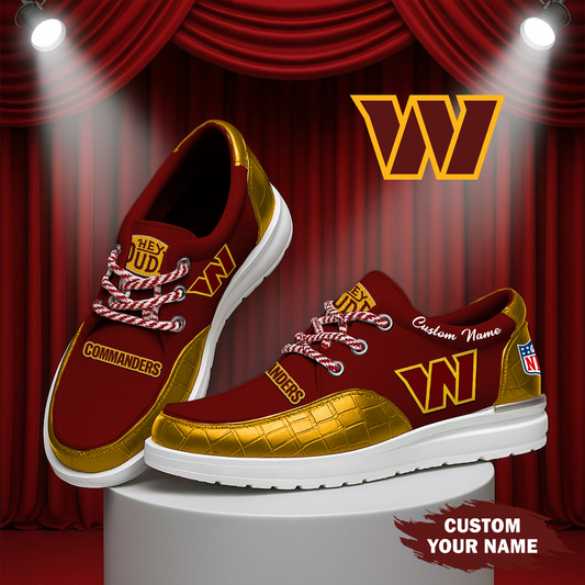 WAS x NFL  Premium Leather Loafer Shoes TUANND TANTD