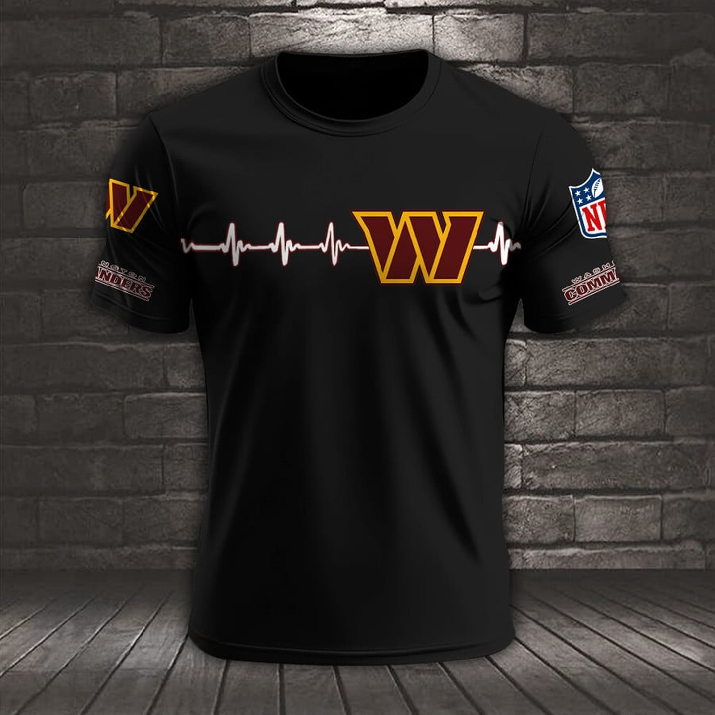 WAS x NFL Heart Rate Map Special 3D Shirt DatND ThuongNH