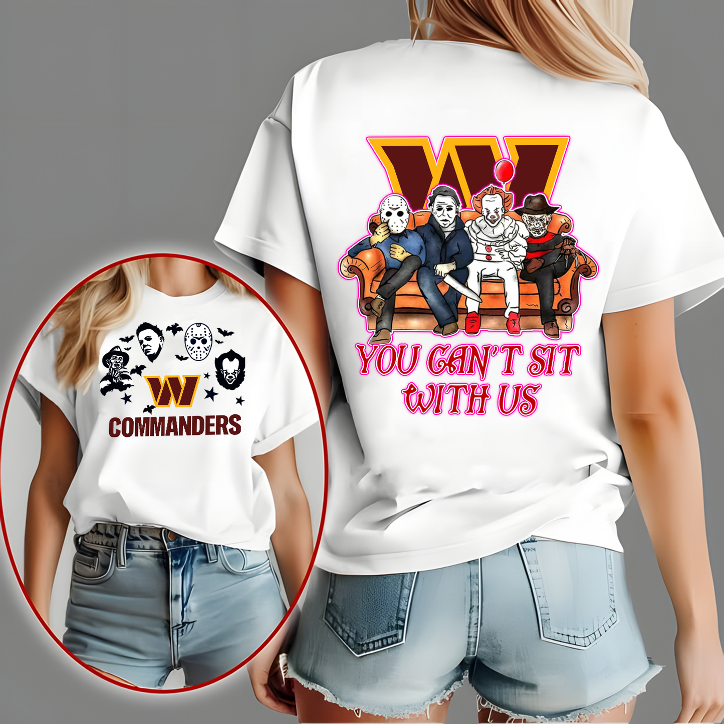 WAS x NFL Horror Movie Fan Shirt DatND DVT