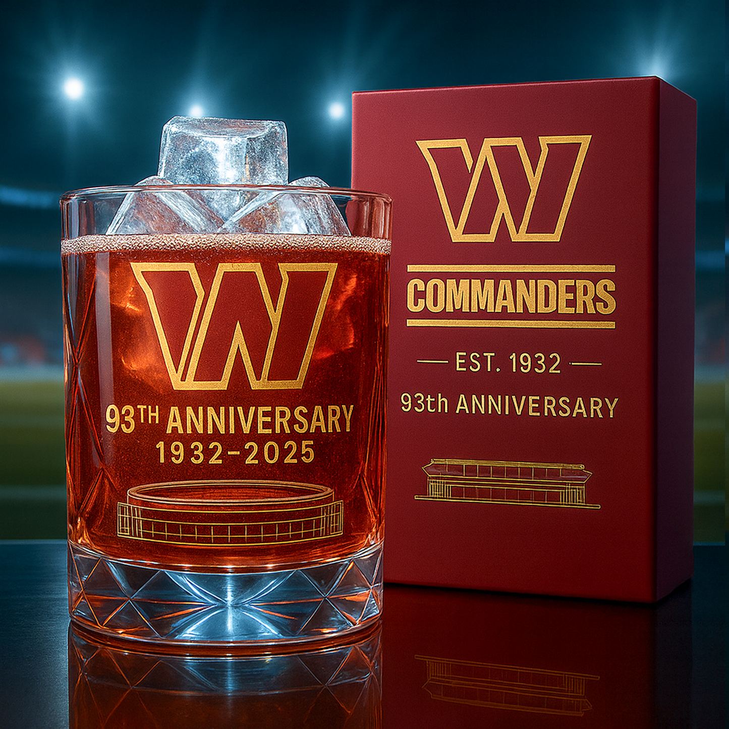 WAS x NFL Limited Edition Whiskey Glass DatND DVT