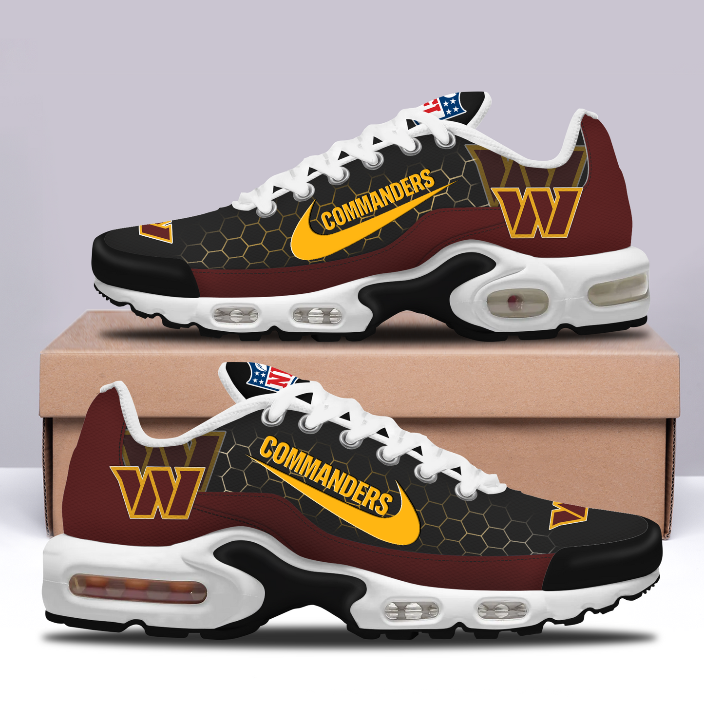 WAS x NFL Personalized Air Cushion Sports Shoes DatND DVT