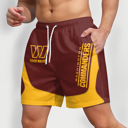 WAS x NFL Team Special Short Pants For Men Custom Name Gifts DATND TANTD25