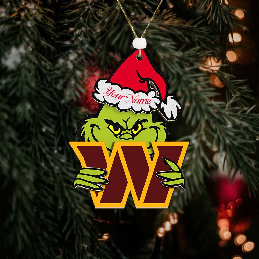 WC NFL x Grin Christmas Ornament DDT HLP