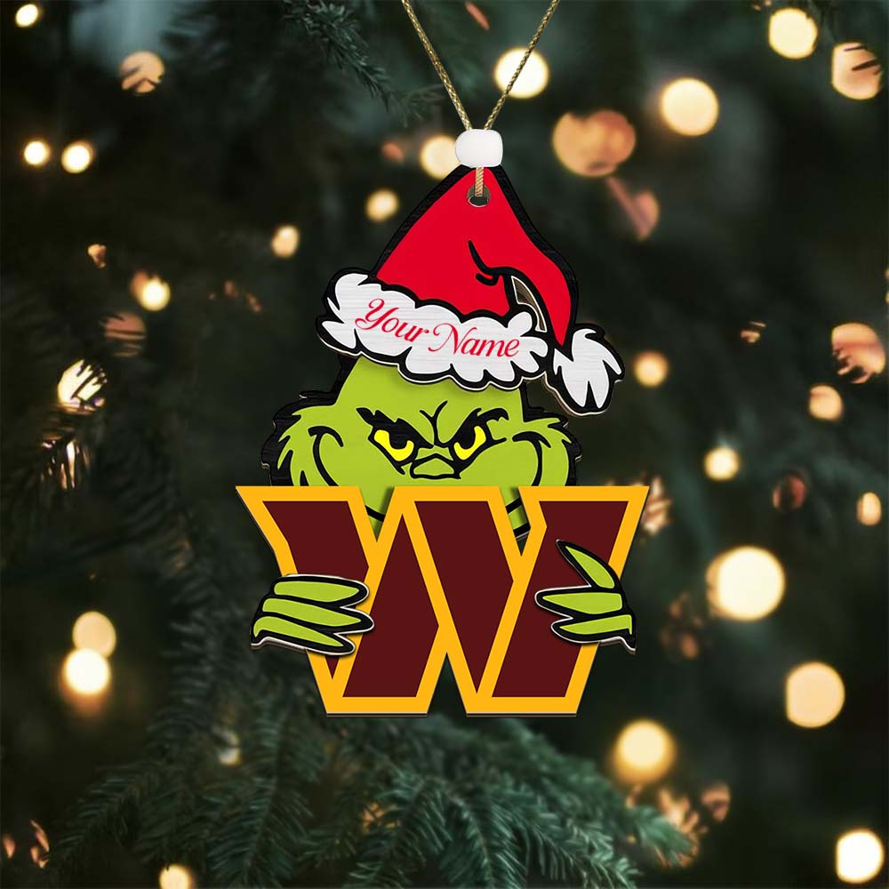 WC NFL x Grin Christmas Ornament DDT HLP