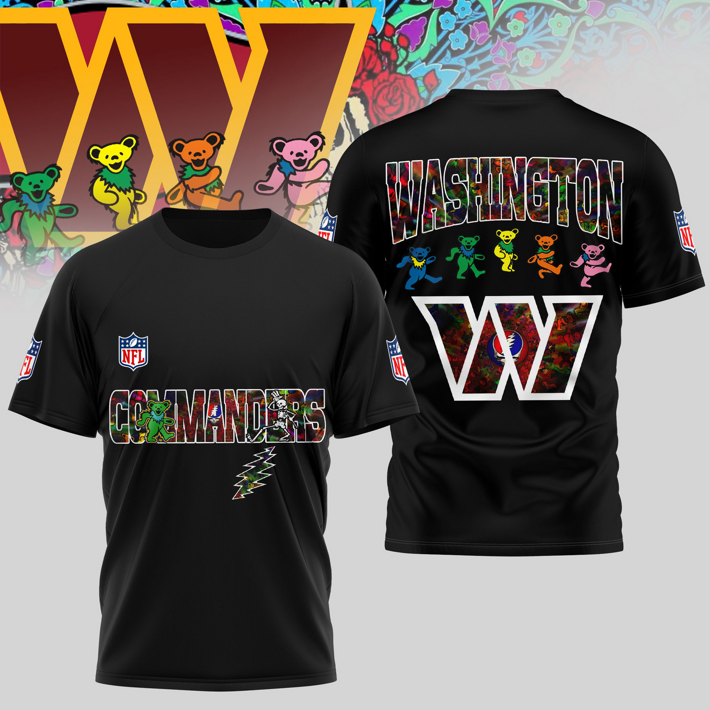 WC Premium NFL Dancing Bear T-Shirt DDT HLPHUONG