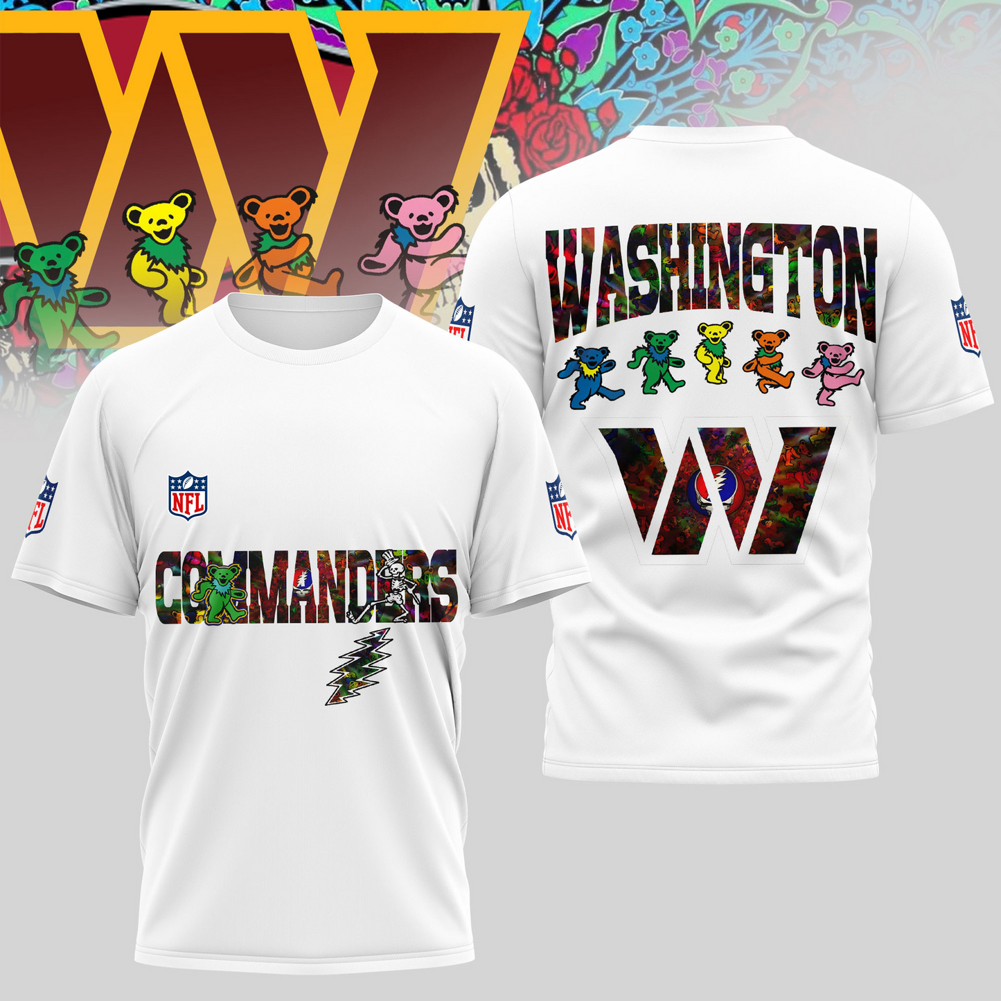 WC Premium NFL Dancing Bear T-Shirt DDT HLPHUONG