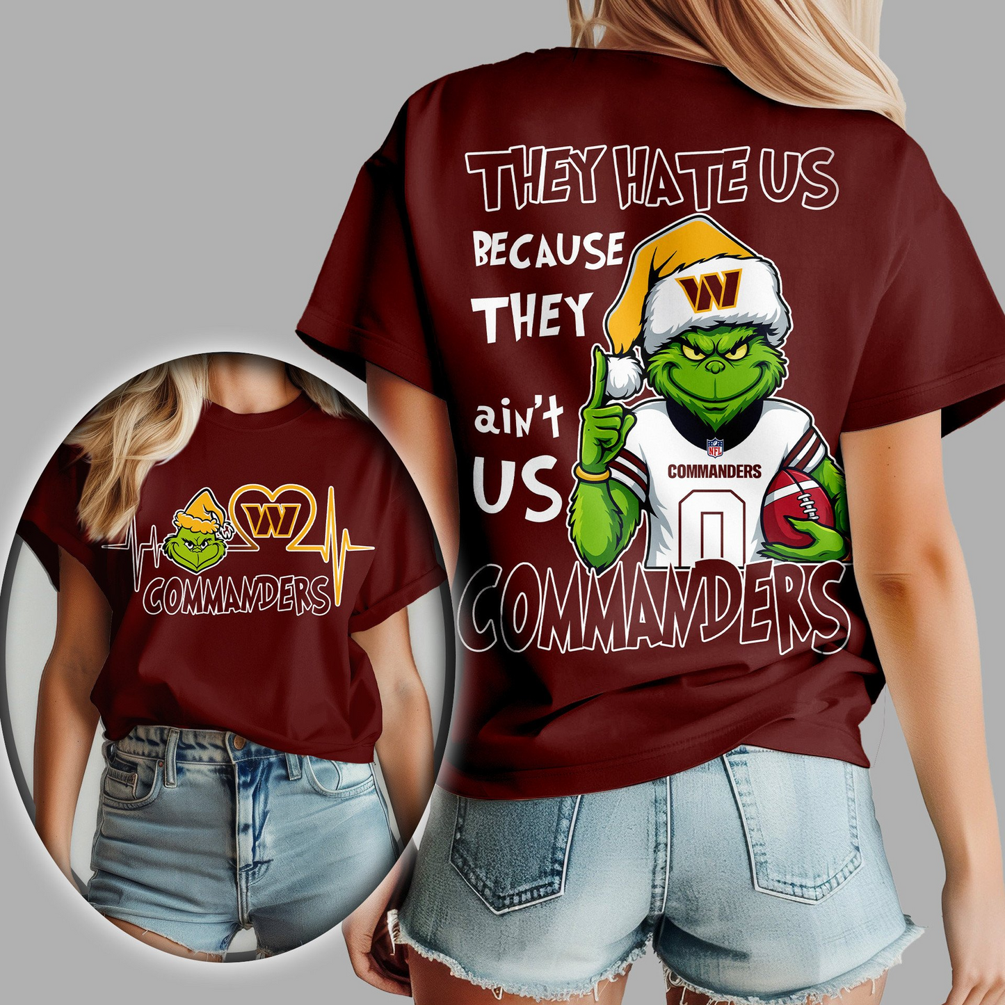 WC Premium NFL They Hate Us Woman Shirt DDT CTND