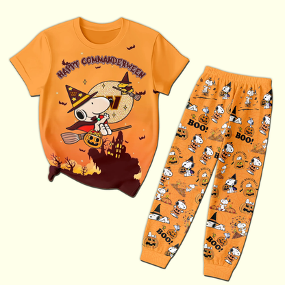 WC x NFL Mistmerch SNP Happy Halloween Pajama Set DDT CTND