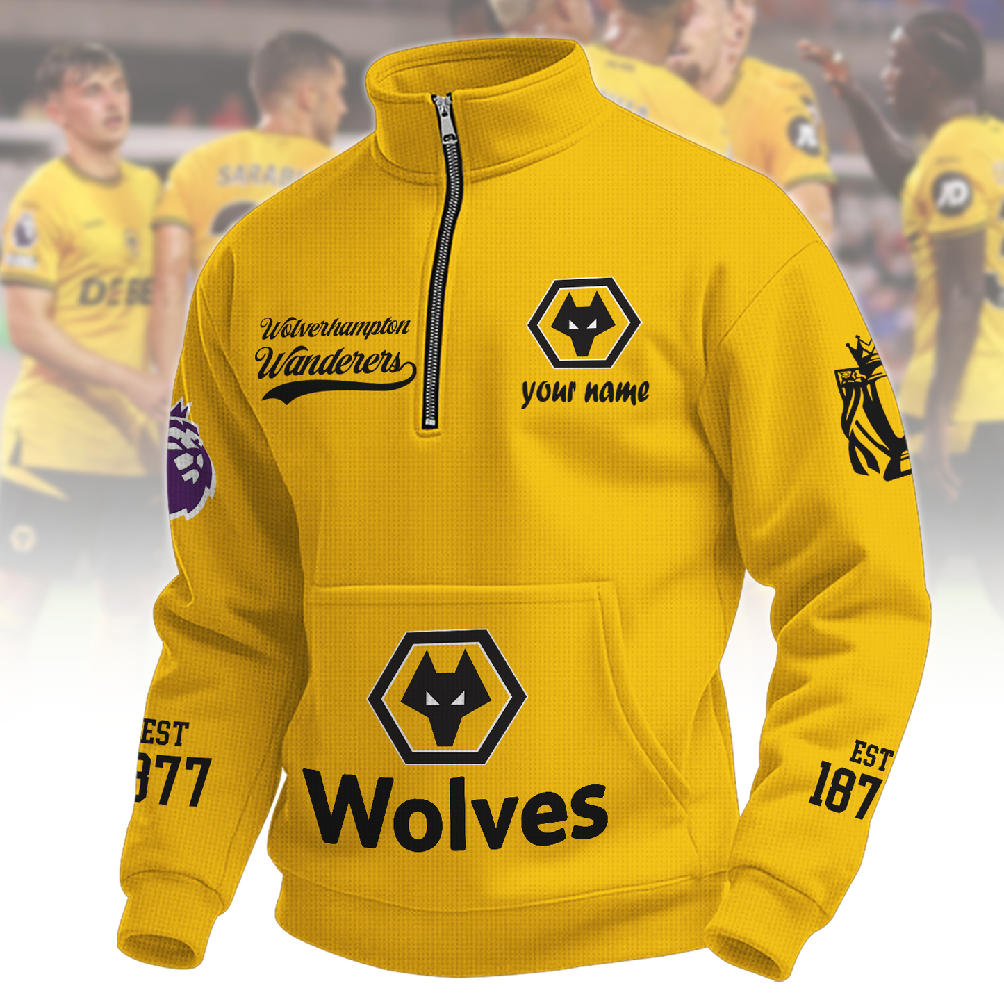 WOL x EPL Quarter-Zip Sweatshirt DatND DVT