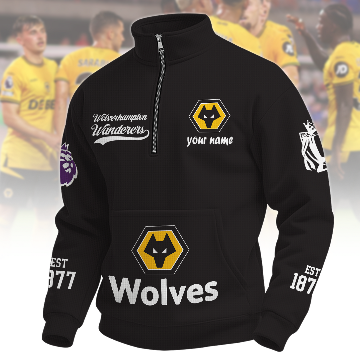 WOL x EPL Quarter-Zip Sweatshirt DatND DVT